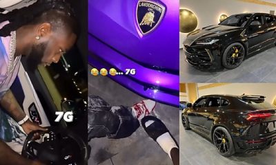 Burna Boy Takes His Lamborghini Urus For A Spin Moments After The ₦200m+ SUV Arrived In Nigeria - autojosh