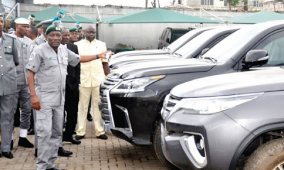Customs Impounds 8 Luxury Cars, Tyres, Tramadol, Others, Worth Over N529m Betw. Jan 1st - Feb 28th - autojosh