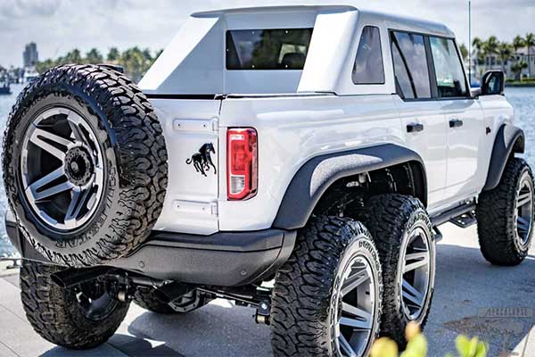 Apocalypse Manufacturing Turns A Ford Bronco Into A 6x6 Monster