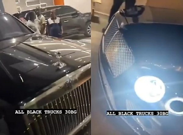 Davido Shows Off His All-black Luxury Cars Worth ₦500 Million - autojosh 