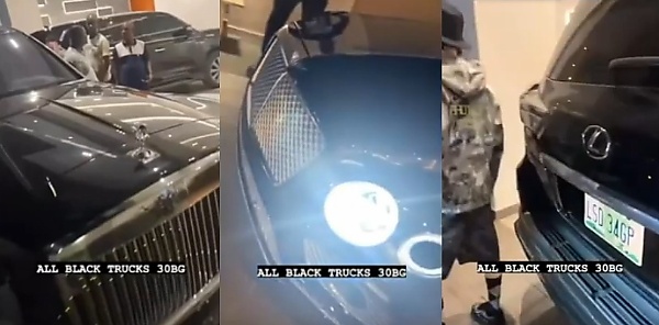 Davido Shows Off His All-black Luxury Cars Worth ₦500 Million - autojosh