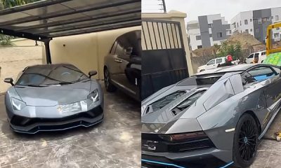 Davido Takes Delivery Of His ₦285m Lamborghini Aventador - autojosh