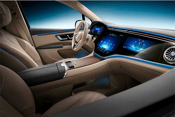 Mercedes-Benz Showcase The EQS SUV Interior Before April Launch