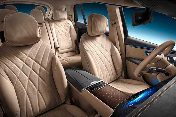 Mercedes-Benz Showcase The EQS SUV Interior Before April Launch