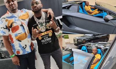 Today's Photos : Isreal DMW Takes Davido's Lamborghini Out For A Top Spin - autojosh