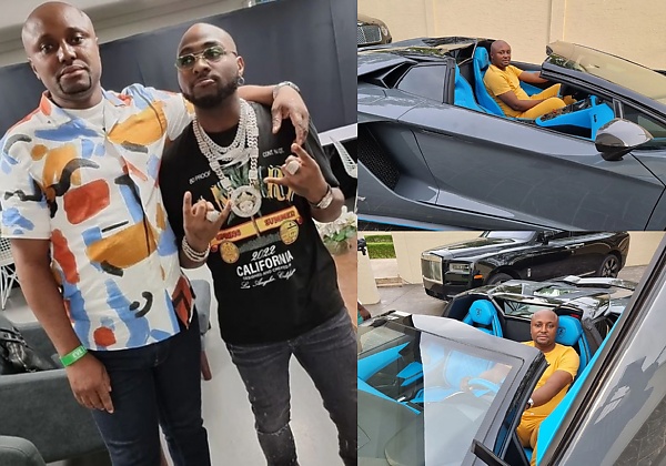 Today's Photos : Isreal DMW Takes Davido's Lamborghini Out For A Top Spin - autojosh