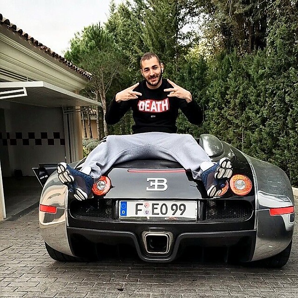 Karim Benzema Has $10m Car Collection, Including 2 Bugattis, 2 Rolls-Royces, 2 Lamborghinis - autojosh