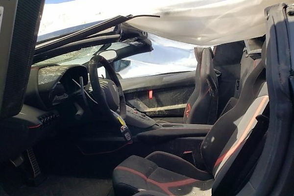 Someone Just Bought This Totaled Lamborghini Aventador That Was Crushed By A Truck Last Month - autojosh 