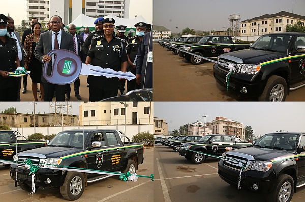Photo News : Police Receives 16 Innoson Pickups To Patrol Crime Prone Kaduna-Abuja-Kano Expressway - autojosh