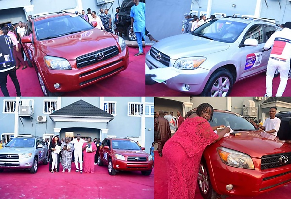 Pastor Fufeyin Surprises Two Nollywood Actresses With Car Gifts, Plus ₦2m Cash Each To Fuel The SUVs - autojosh