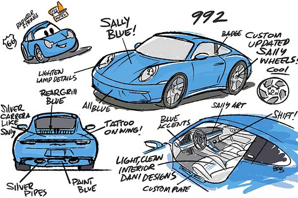 Porsche And Disney (Pixar) Are Building A Special 911 Sportscar