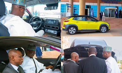 Minister of Comm. Prof. Isa Ali Pantami Hosts DG NADDC, Jelani Aliyu, Drives Hyundai Kona EV - autojosh