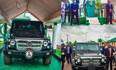 Soludo Rides In Armoured Innoson IVM G80 SUV As He Gets Sworn In As The Governor Of Anambra State - autojosh