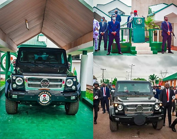 Soludo Rides In Armoured Innoson IVM G80 SUV As He Gets Sworn In As The Governor Of Anambra State - autojosh