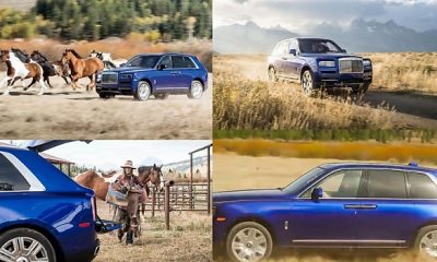 Owner Takes ₦350m Rolls-Royce Cullinan Off-road With Several Horses - autojosh