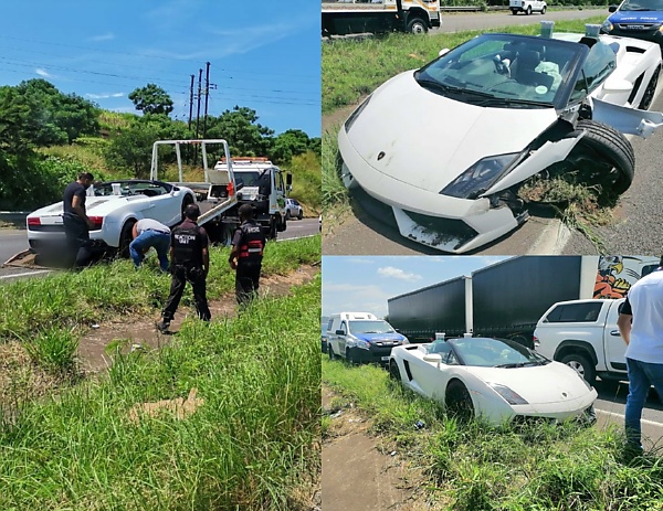 Truck Crashes Into Lamborghini Gallardo In South Africa - autojosh