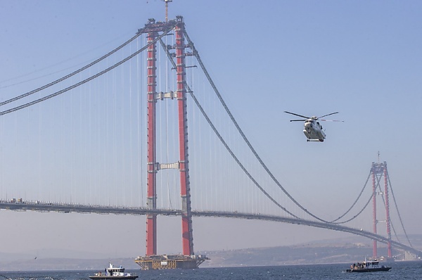 Turkish President Erdogan Opens World's Longest Suspension Bridge - autojosh 