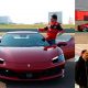 Zlatan Ibrahimovic Visits Ferrari, Took A Ferrari 296 GTB For A Spin Around Its Test Track - autojosh