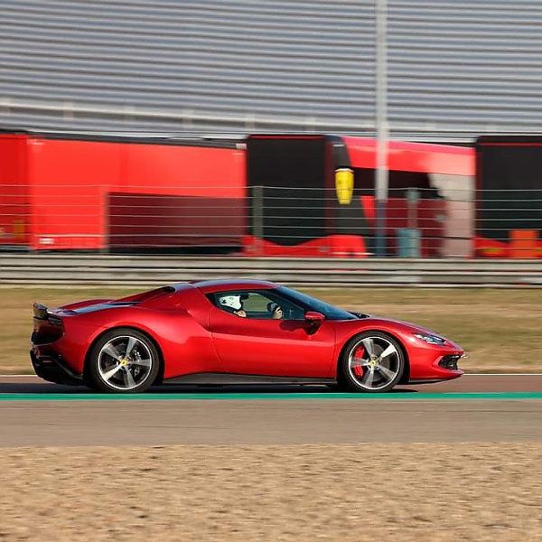 Zlatan Ibrahimovic Visits Ferrari, Took A Ferrari 296 GTB For A Spin Around Its Test Track - autojosh 