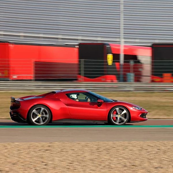 Zlatan Ibrahimovic Visits Ferrari, Took A Ferrari 296 GTB For A Spin Around Its Test Track - autojosh