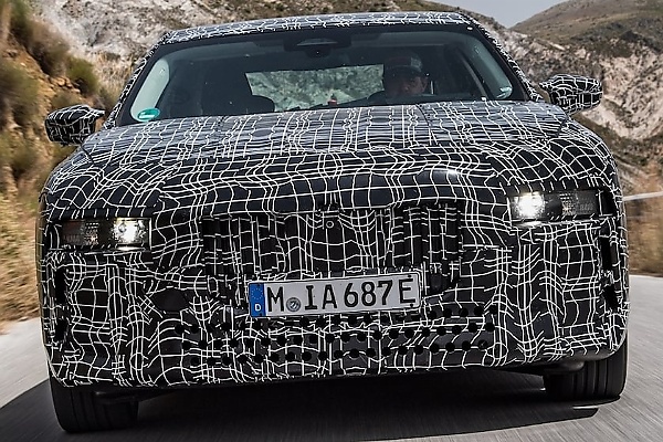BMW i7 Electric Sedan Teased With Panoramic Glass Roof, Massive Rear Screen, Ahead Of April 20th Debut - autojosh 