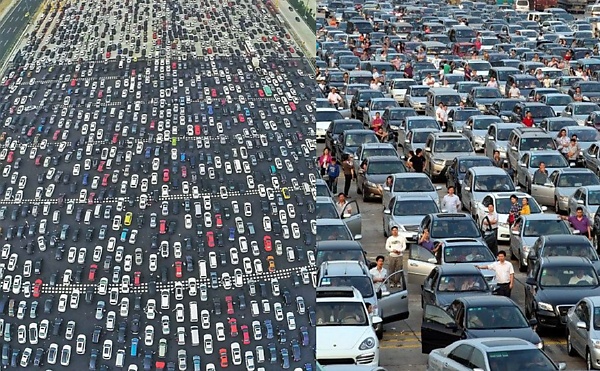 China's 100-km 'Mother Of Traffic Jam' Lasted For 10 Days, Got 10,000 Cars Stuck - autojosh