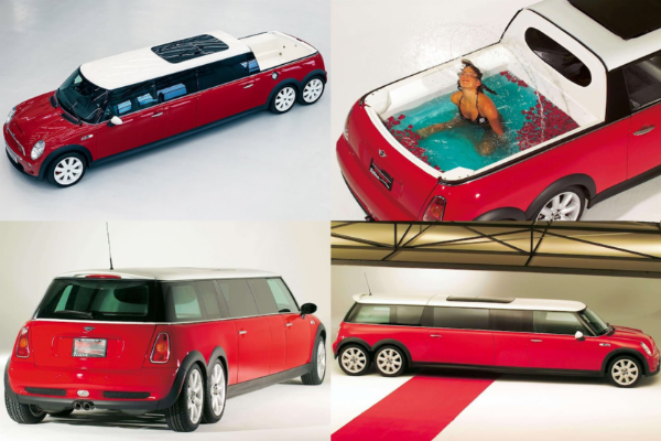 This 6-wheeled MINI Cooper S Limousine With Flat-screen, Pool In The Back Is A Head-turner - autojosh