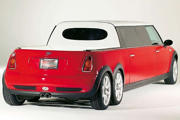 This 6-wheeled MINI Cooper S Limousine With Flat-screen, Pool In The Back Is A Head-turner - autojosh 