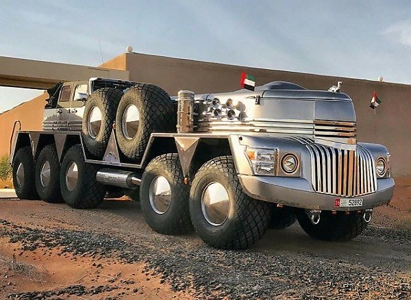 Today's Photos : Dhabiyan, The World’s Largest SUV, Is 10 Metres Long, Has 10 Wheels - autojosh 