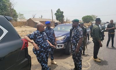 Today's Photos : IGP Joins Officers To Patrol Abuja-Kaduna Expressway - autojosh