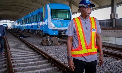Sanwo-Olu Warns Vandals Against Stealing Parts From Lagos Blue Rail Cos It Will Be Powered By 'Electricity' - autojosh