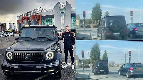 Man Utd Star Diogo Dalot Slammed After His Mercedes G-Wagon Was Caught Speeding Through Red Light - autojosh