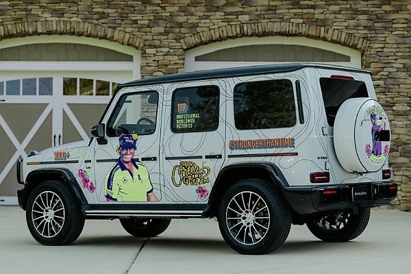 Mercedes Honors Golf Legend Bernhard Langer With A G-Class Covered In Art - autojosh 