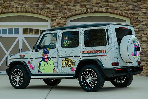 Mercedes Honors Golf Legend Bernhard Langer With A G-Class Covered In Art - autojosh 