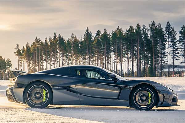 Rimac's 1914 Hp Nevera Electric Hypercar Completes Winter Testing