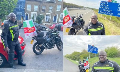 Nigerian Begins 25-day Bike Ride From London To Lagos To Raise N20 Million For Charity - autojosh