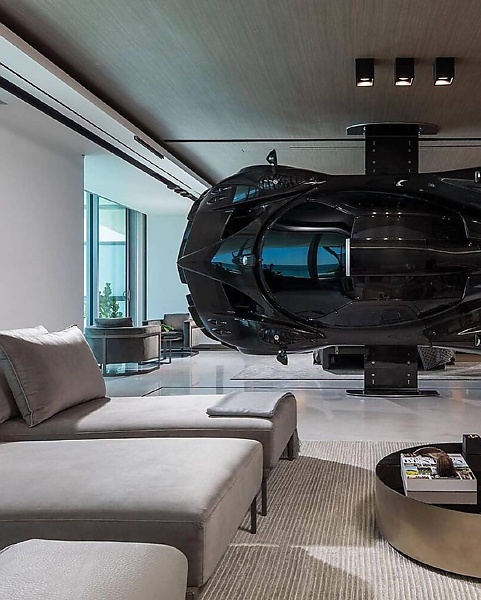 Car Collector Hang A $2.8 Million Pagani Zonda On The Wall Of His Living Room - autojosh 