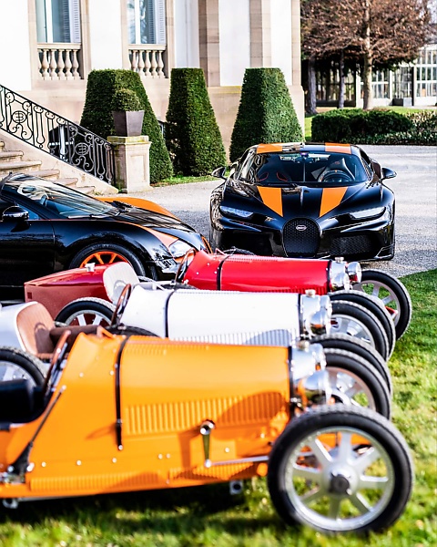 Passionate Customer Takes Delivery Of Not One, But Eight Bugatti Models - autojosh 