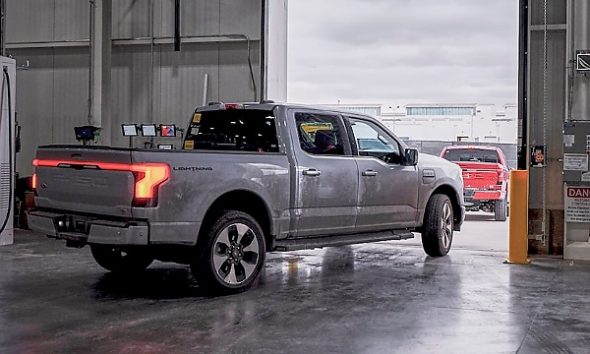 Ford Begins Production Of All-electric F-150 Lightning Pickup - autojosh