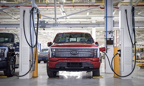 Ford Begins Production Of All-electric F-150 Lightning Pickup - autojosh