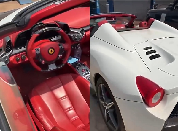 Ghanaian Social Media Sensation Shatta Bandle Shows Off Ferrari 458, Teases Davido - autojosh 