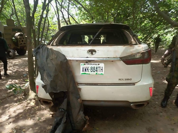Pictures Of Stolen Cars JTF Recovered From IPOB/ESN Camp In Ihiala, Anambra - autojosh 