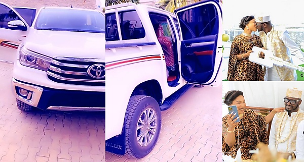 Tonto Dikeh Finally Retrieves Brand New Toyota Hilux She Bought For Ex-boyfriend, Kpokpogri - autojosh