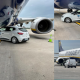 Unoccupied Renault Car Crashes Under A Boeing 737 Aircraft In Spanish Airport - autojosh
