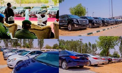 Photo News : Zamfara Governor Gifts 17 Cadillacs To Emirs, 240 Other Cars To Monarchs - autojosh