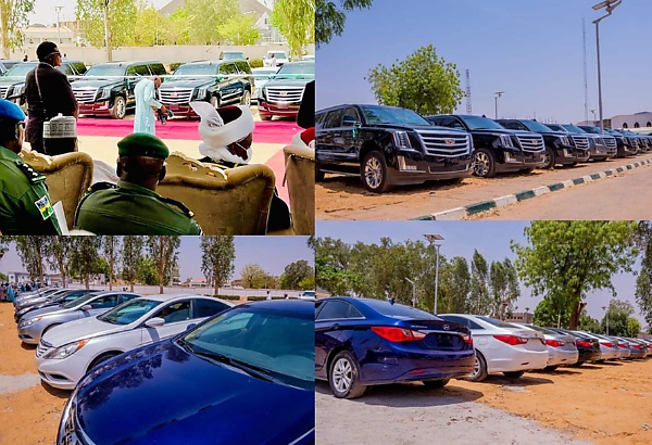 Photo News : Zamfara Governor Gifts 17 Cadillacs To Emirs, 240 Other Cars To Monarchs - autojosh