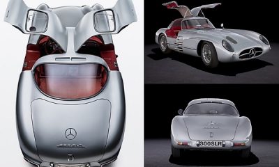 It's Official : 1955 Mercedes-Benz 300 SLR 'Uhlenhaut Coupe' Sold For A Record Price Of $142 Million - autojosh