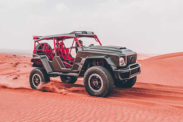 Brabus Goes Crazy With 900 Crawler G-Wagon Based Dune Buggy