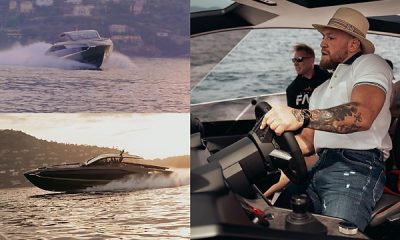 Conor McGregor Takes Lamborghini Yacht For A Spin Moments After Picking Up His $4m Toy - autojosh