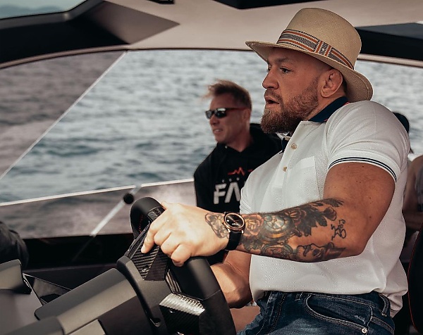 Conor McGregor Takes Lamborghini Yacht For A Spin Moments After Picking Up His $4m Toy - autojosh 